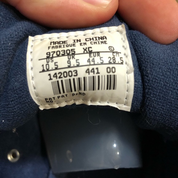 Original vintage Nike GTS navy canvas bronze - Picture 6 of 7